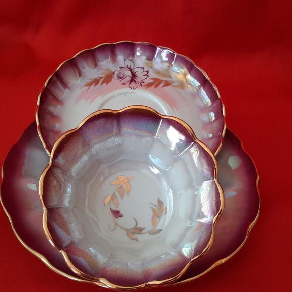 Korosten Factory Desert Plate, Saucer, Cup, Fruit Bowl - Picture 5 of 8